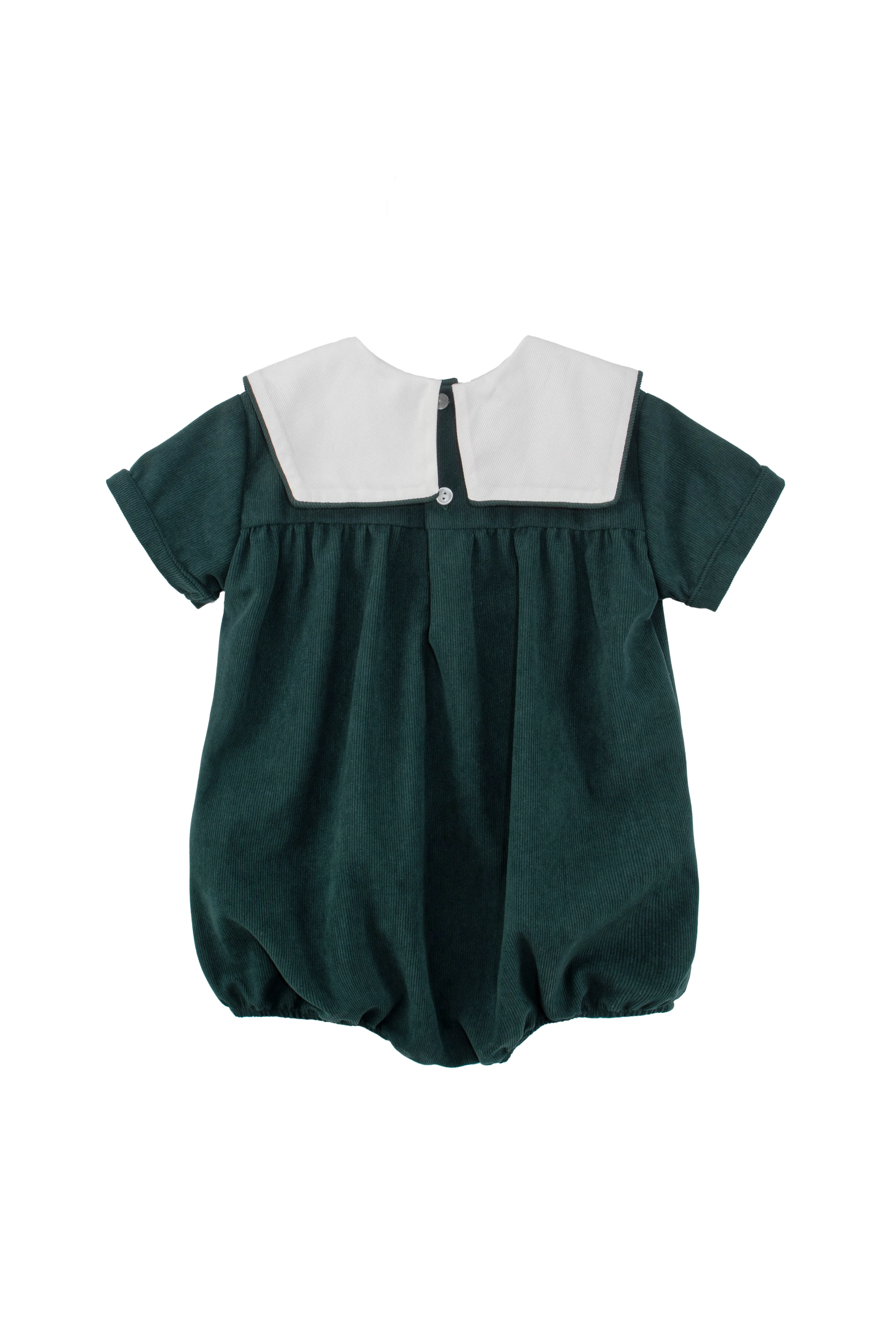 20246- Wooden Soldier  Green Baby Boy Bubble Romper