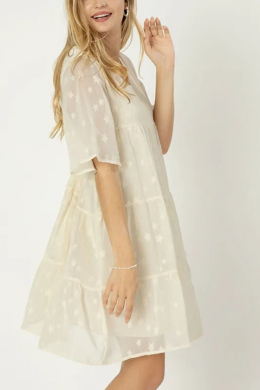 A Line Tiered Dress