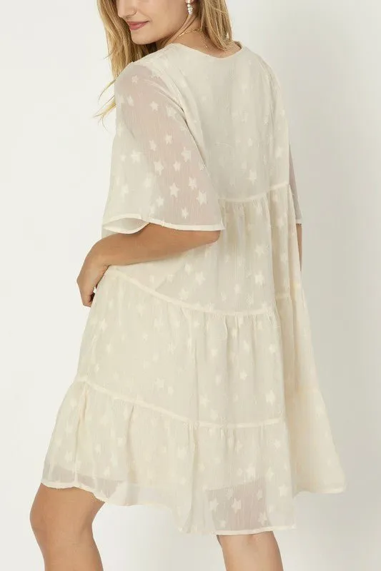 A Line Tiered Dress