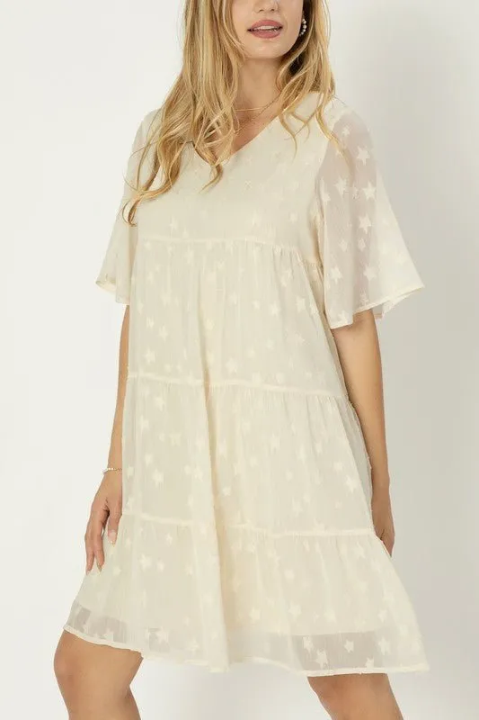 A Line Tiered Dress