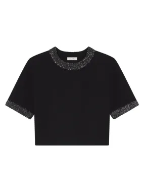 A.L.C. Maeve Top in Black/Silver