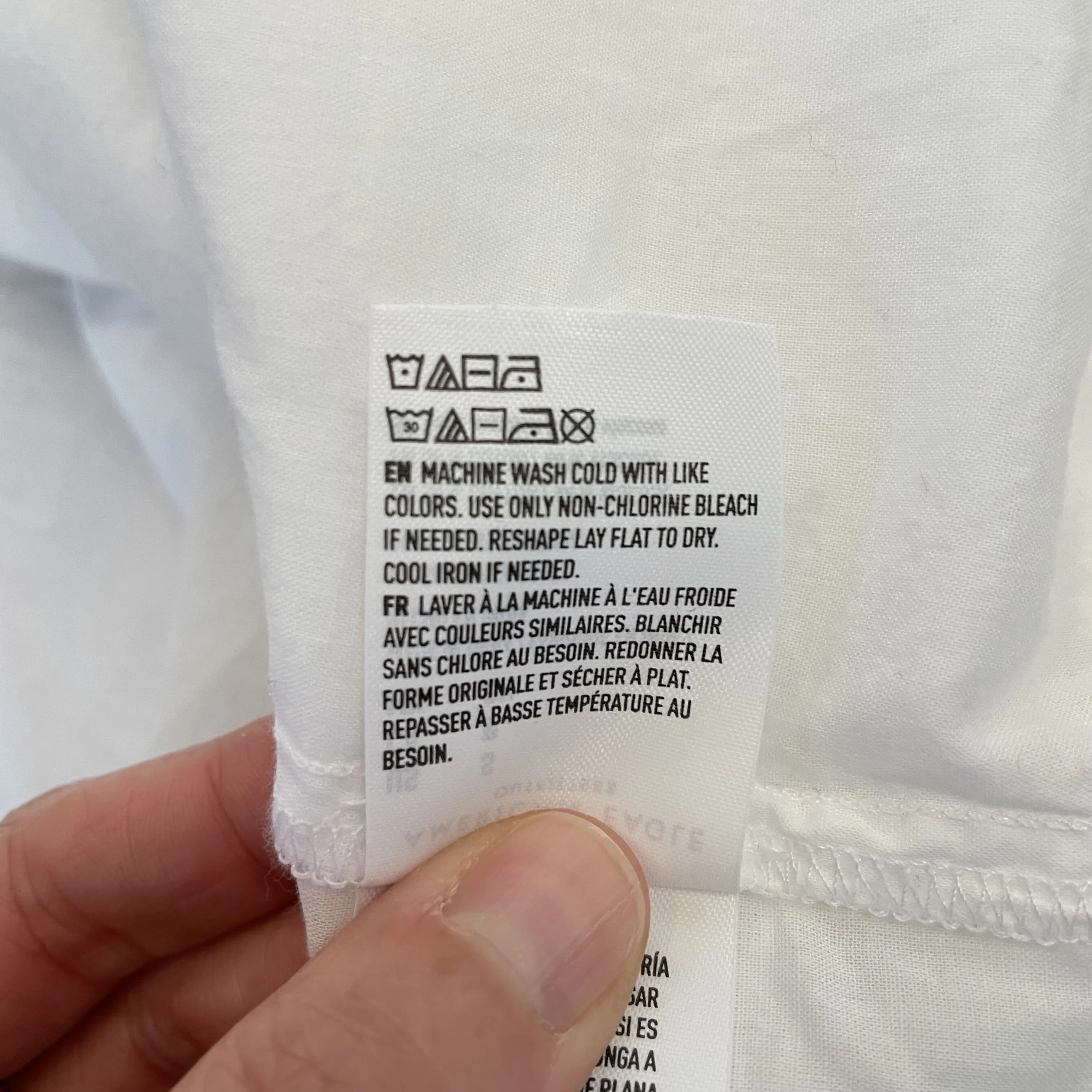 American Eagle | Womens White Baby Doll Tie Back Mini Dress | Size: S