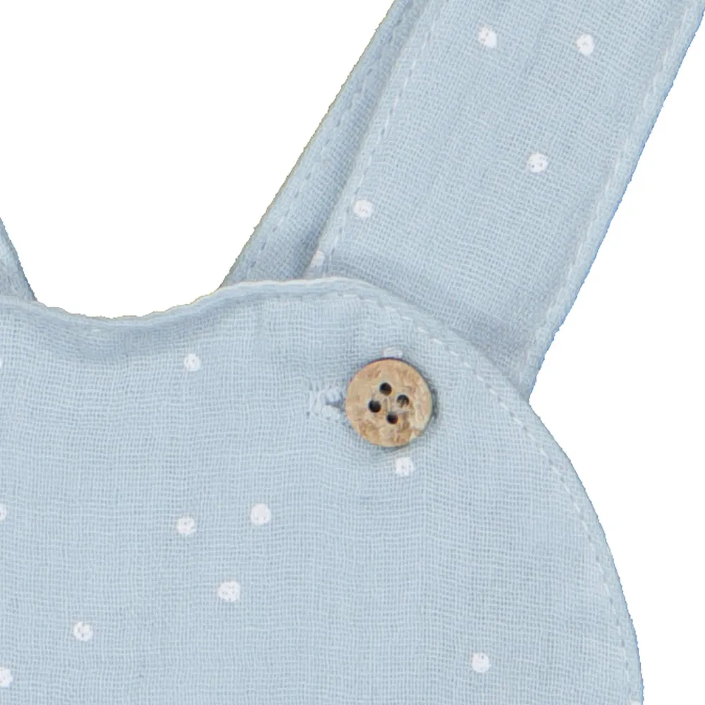 Blue Dungaree Romper