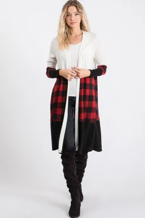 Buffalo Plaid Cardigan