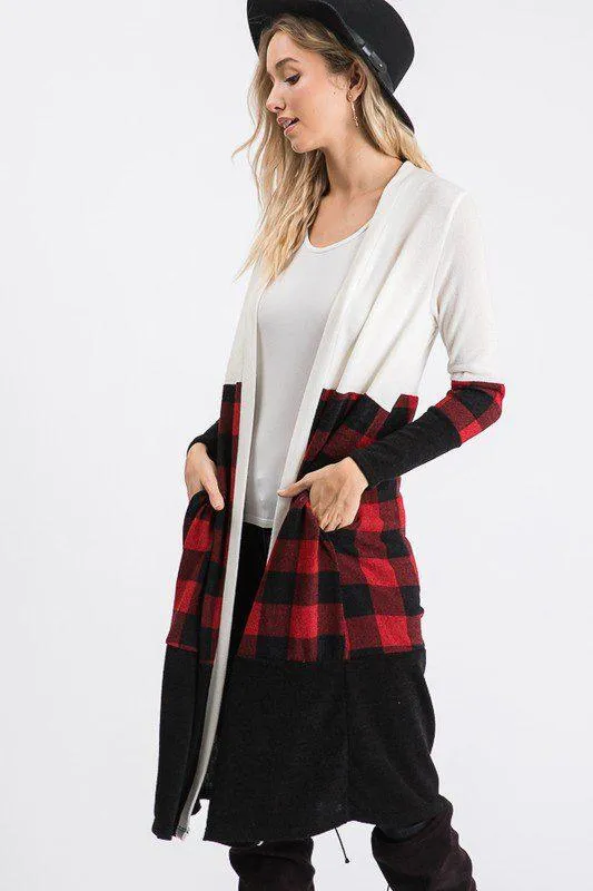 Buffalo Plaid Cardigan