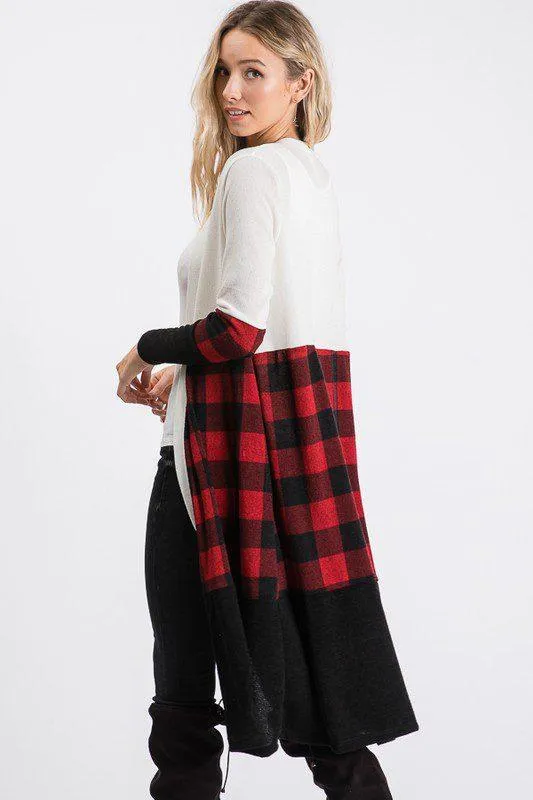 Buffalo Plaid Cardigan