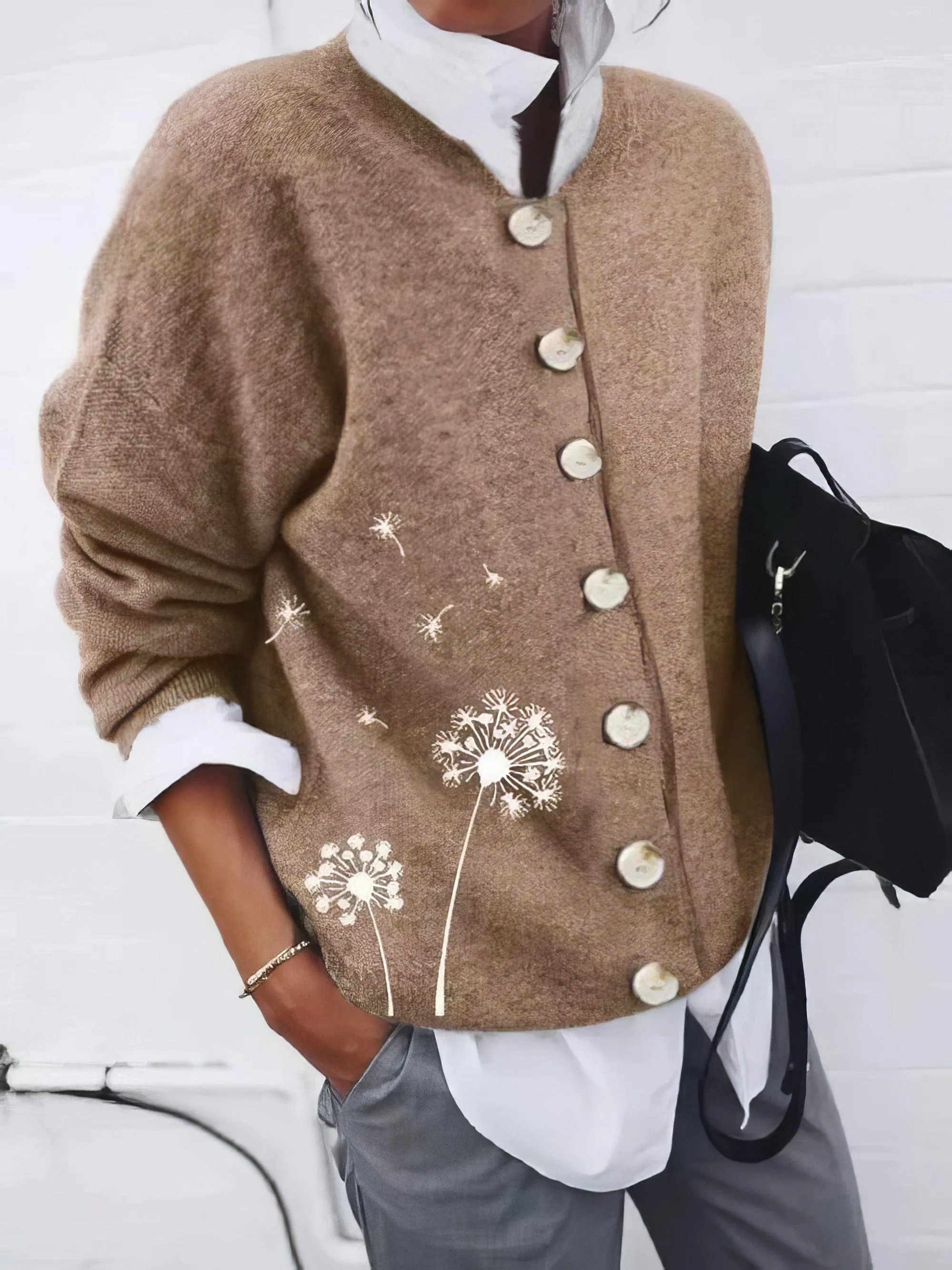 Button-Down Cardigan Sweater