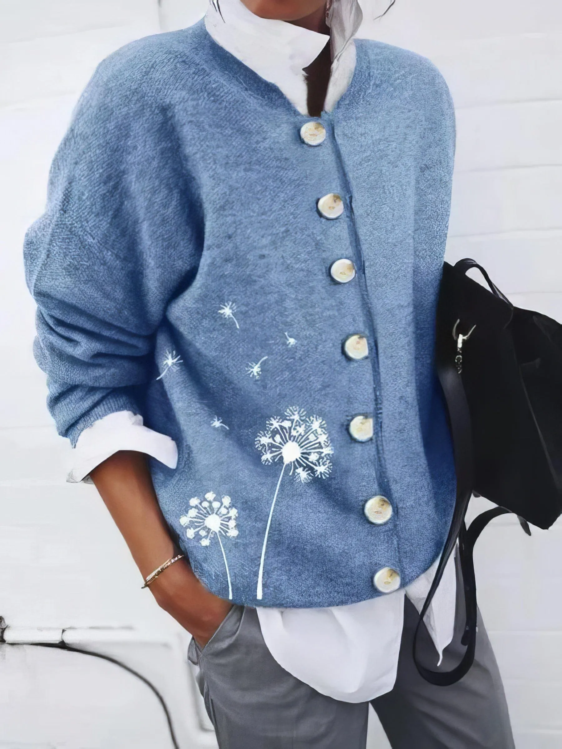 Button-Down Cardigan Sweater