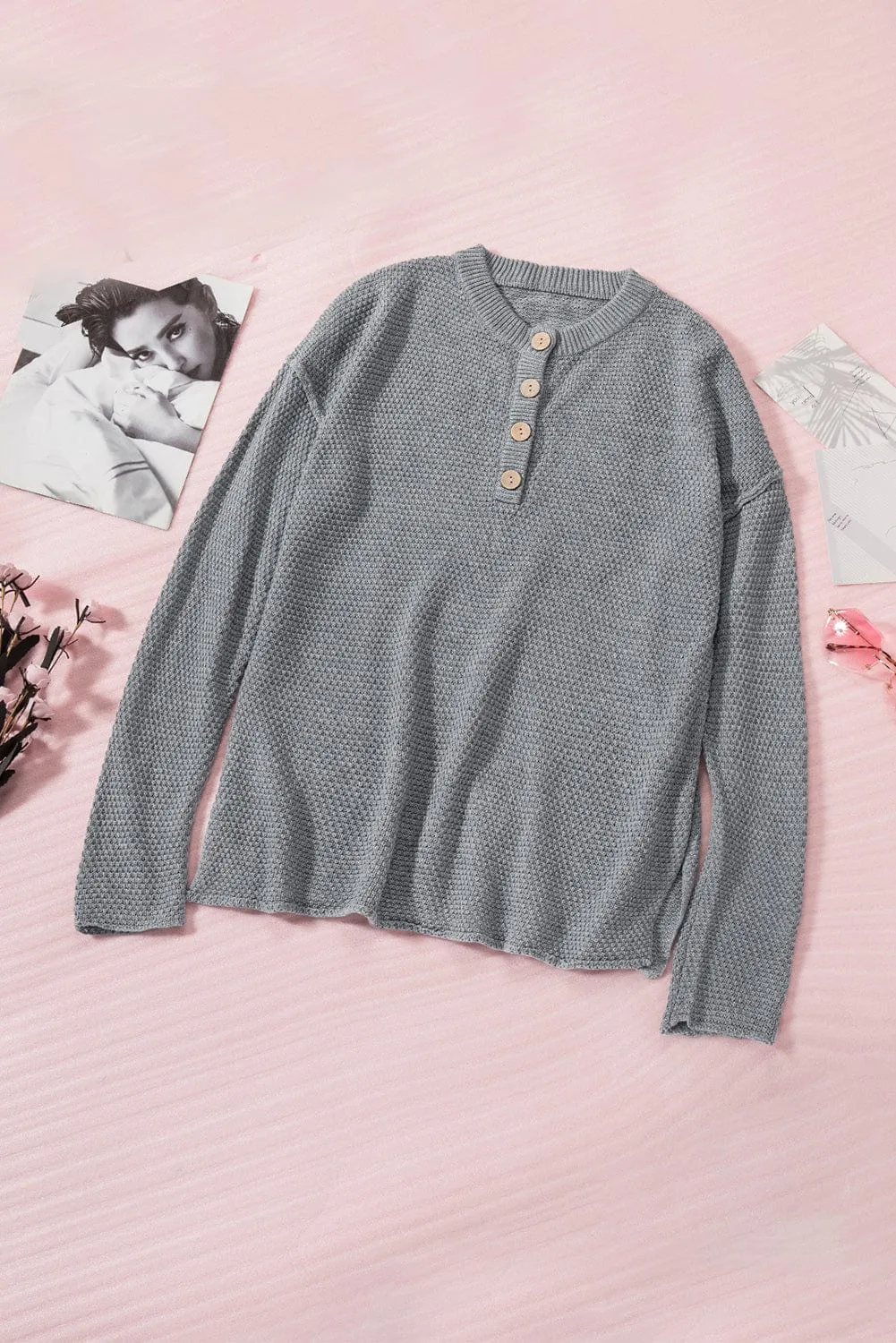 Button-Down Cardigan Sweater