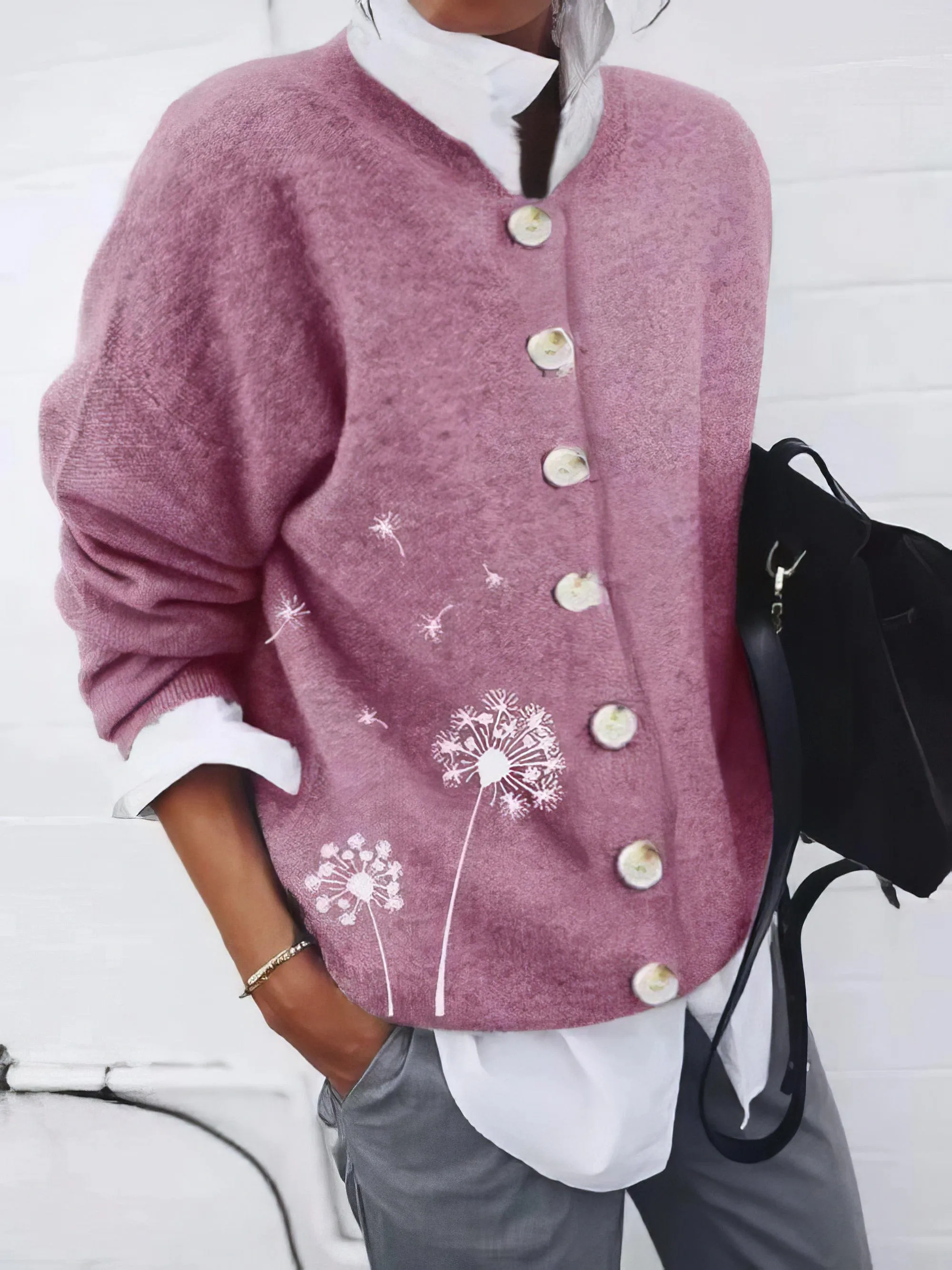 Button-Down Cardigan Sweater