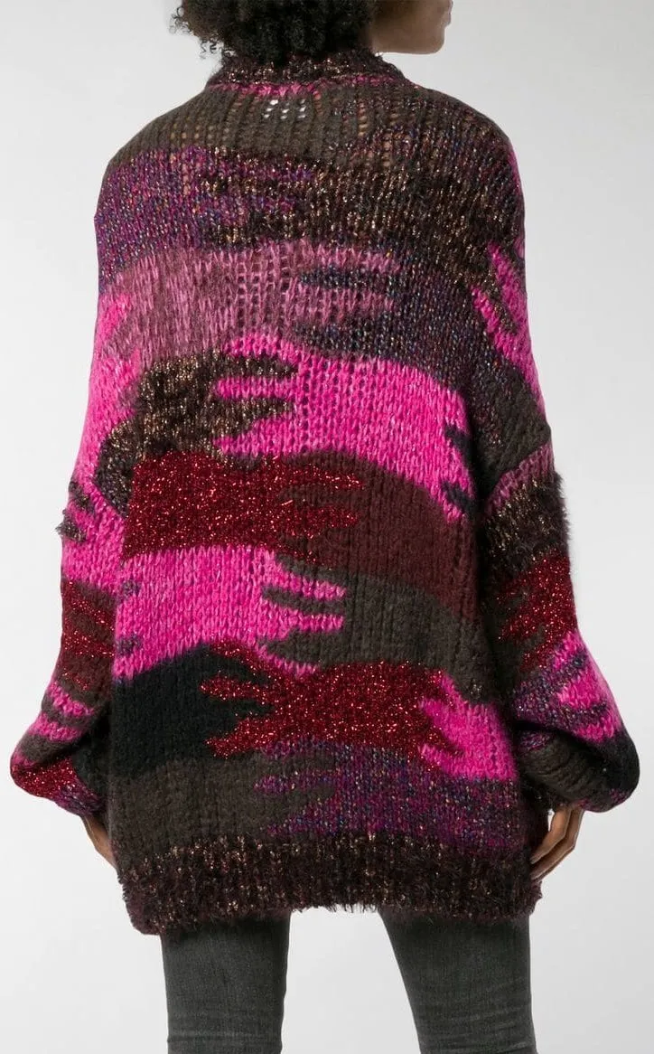 Camouflage Jacquard Knit Jumper