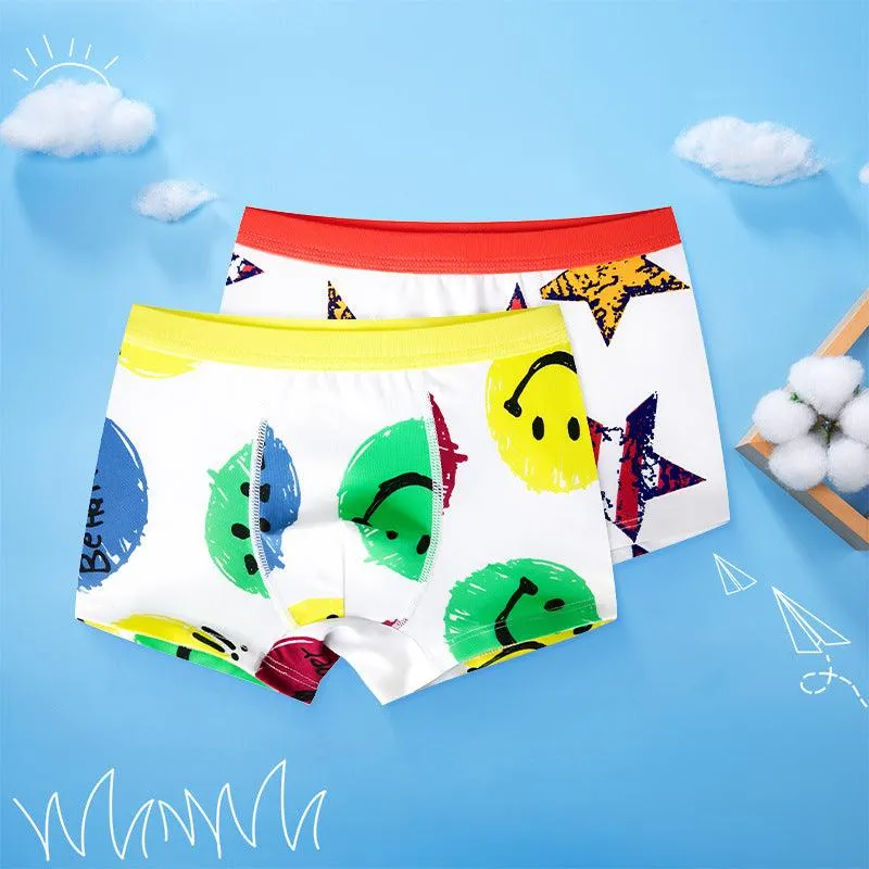 Children's Underwear Cotton Boys Boxer Briefs Baby Medium And Large Children's Shorts Boys Underwear Boxer Factory Direct Sales
