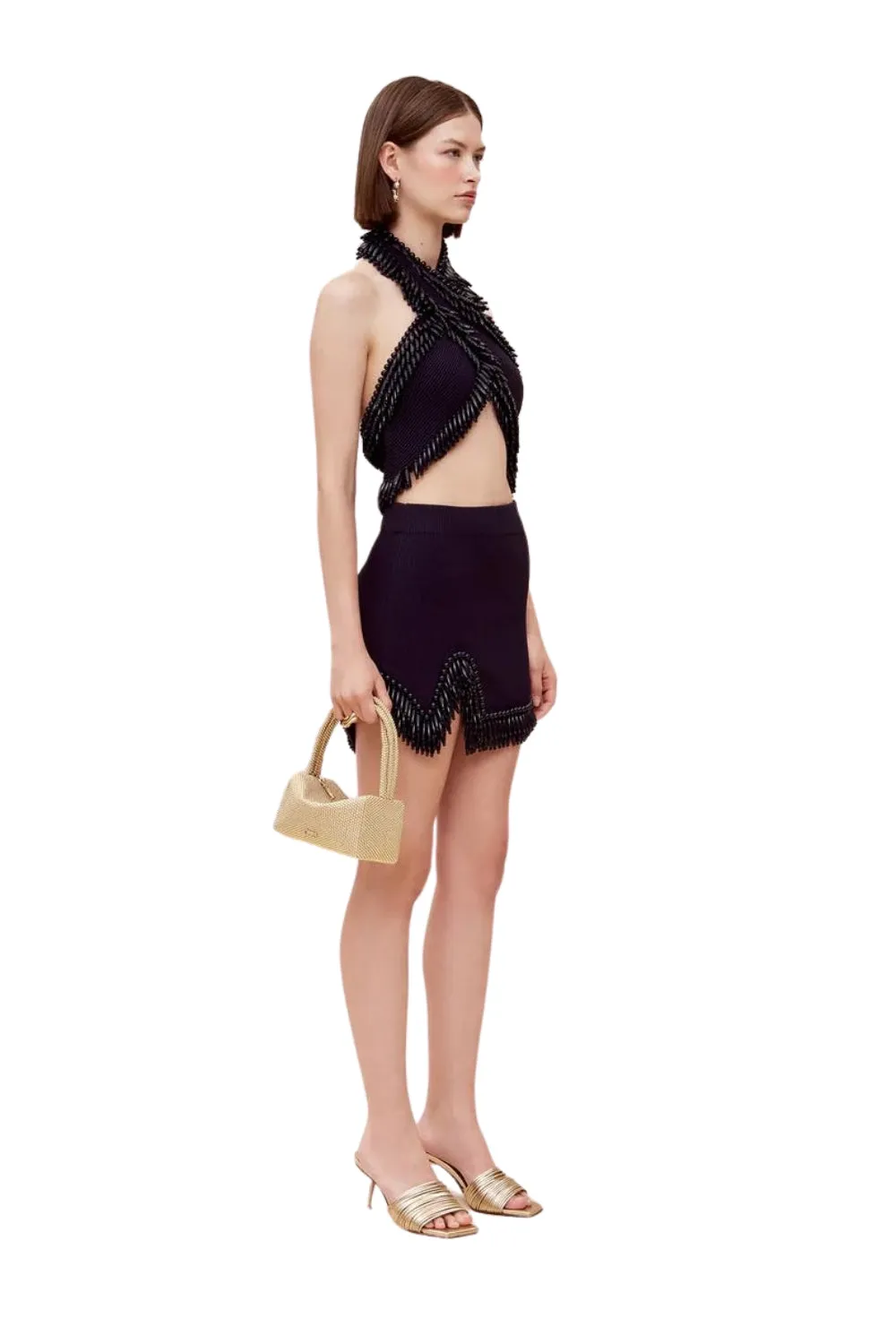 CLARA HALTER KNIT TOP