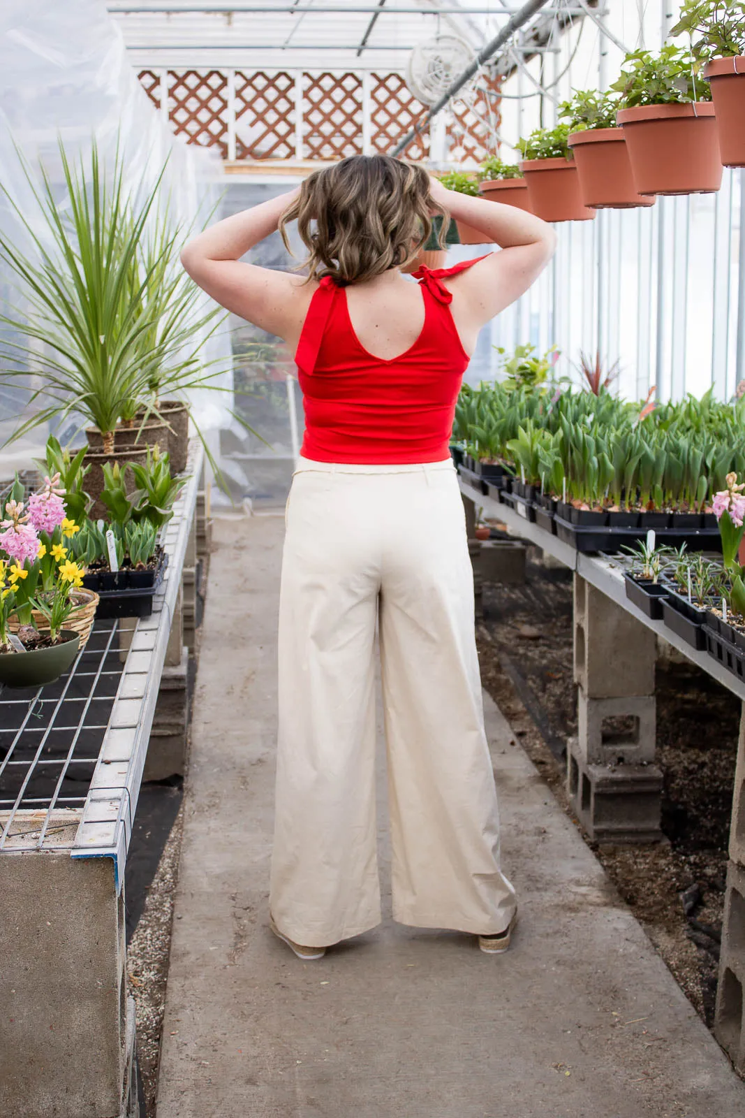 Corey Pleated Wide Leg Pants