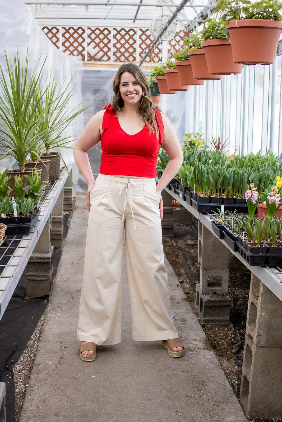 Corey Pleated Wide Leg Pants