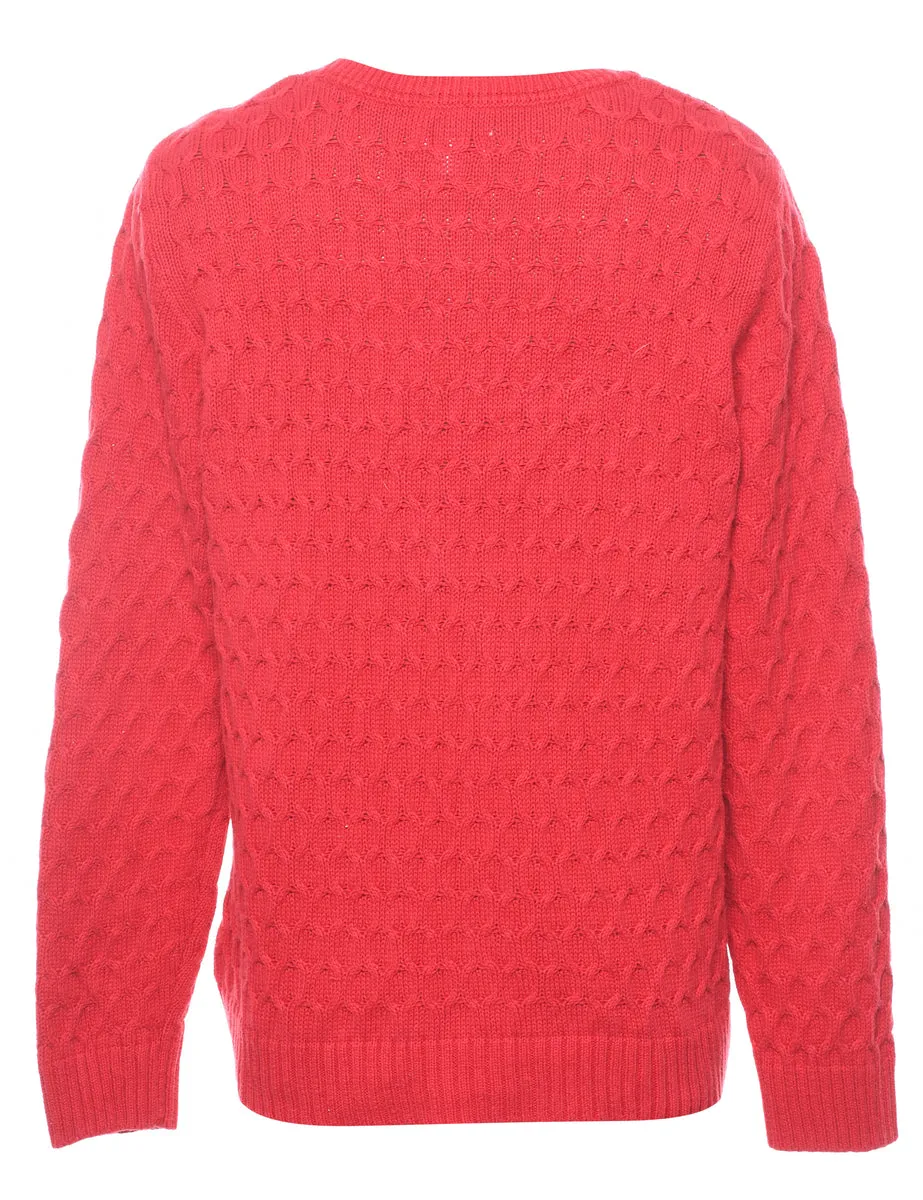 Croft & Barrow Cable Knit Jumper - L