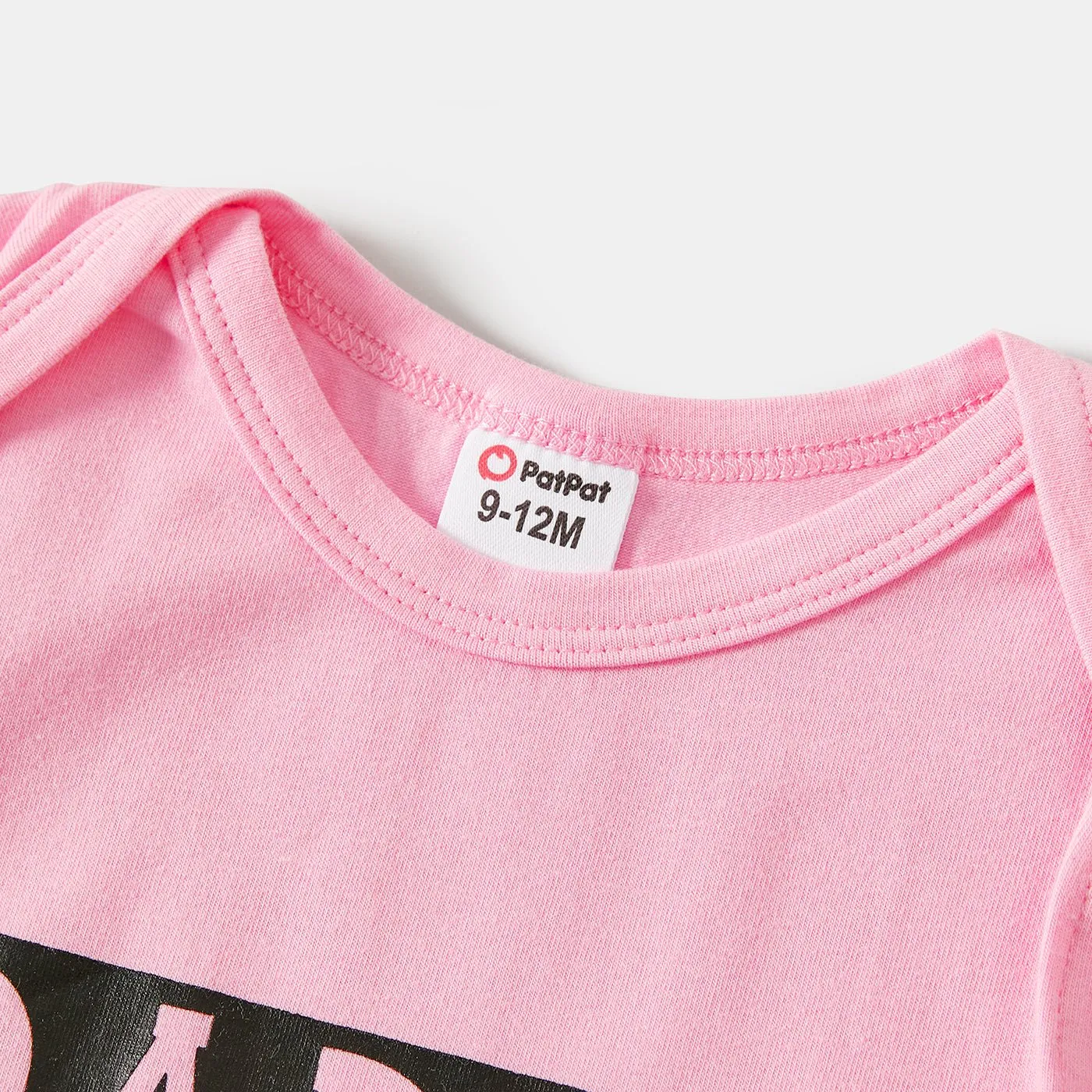 Daddy and Me Letter Print Short-sleeve Cotton Tee