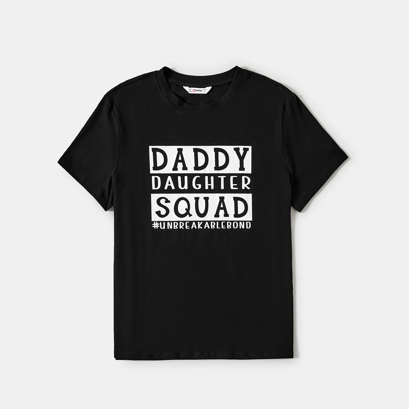Daddy and Me Letter Print Short-sleeve Cotton Tee