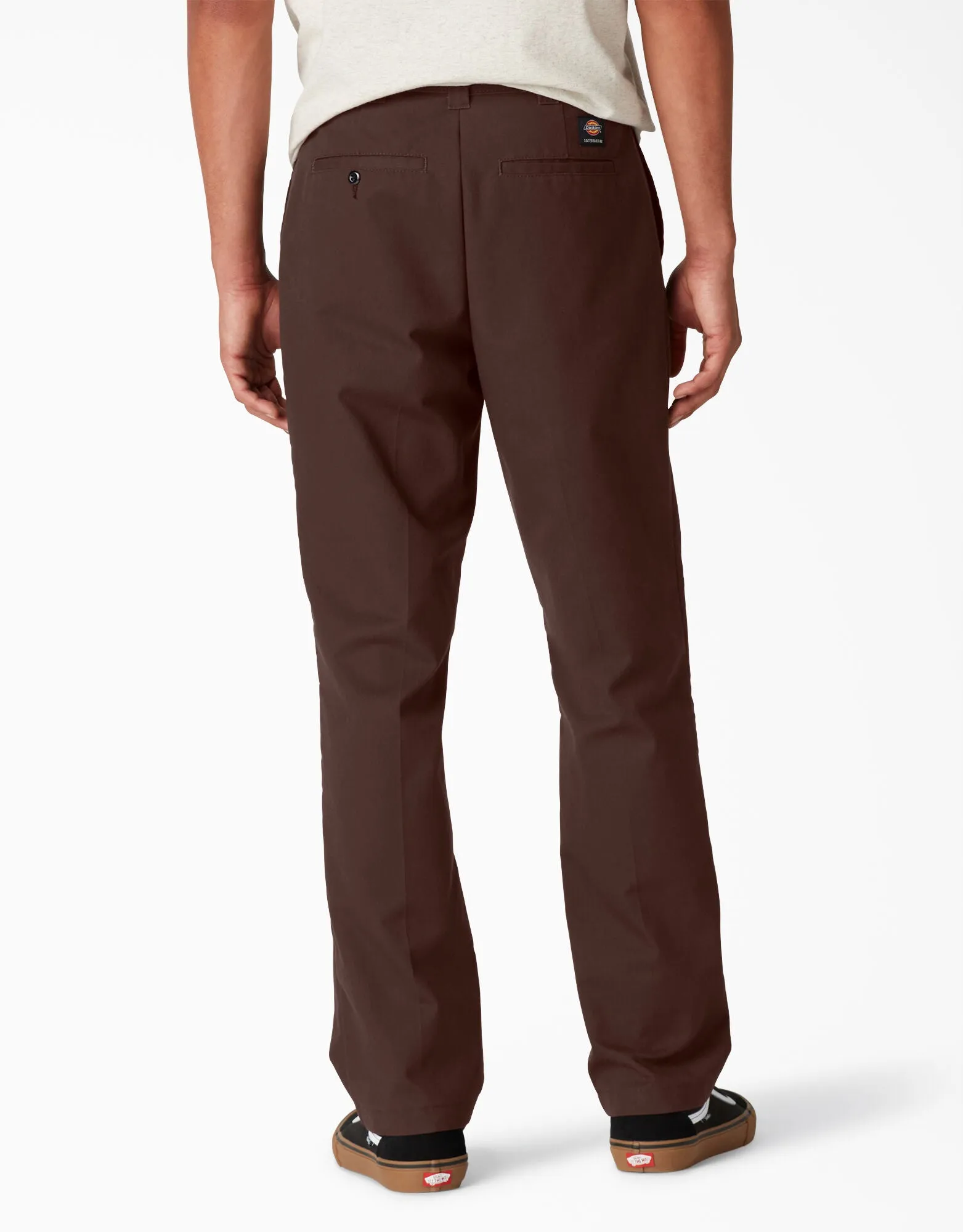 Dickies Skateboarding Slim Fit Twill Pant - Chocolate Brown