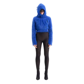 (Emma) Mystery hooded Knit in Blue