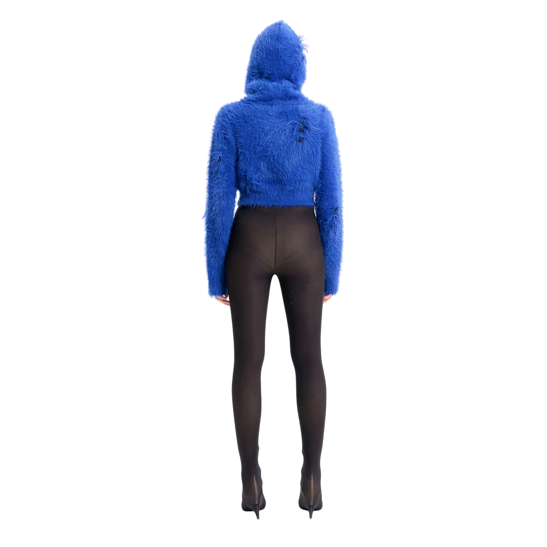 (Emma) Mystery hooded Knit in Blue