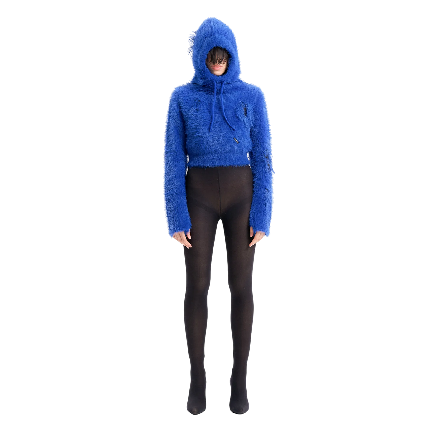(Emma) Mystery hooded Knit in Blue