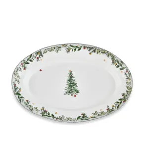 Estrela Holiday Oval Platter