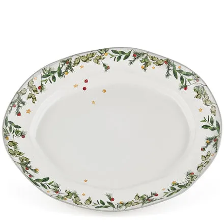 Estrela Holiday Oval Platter