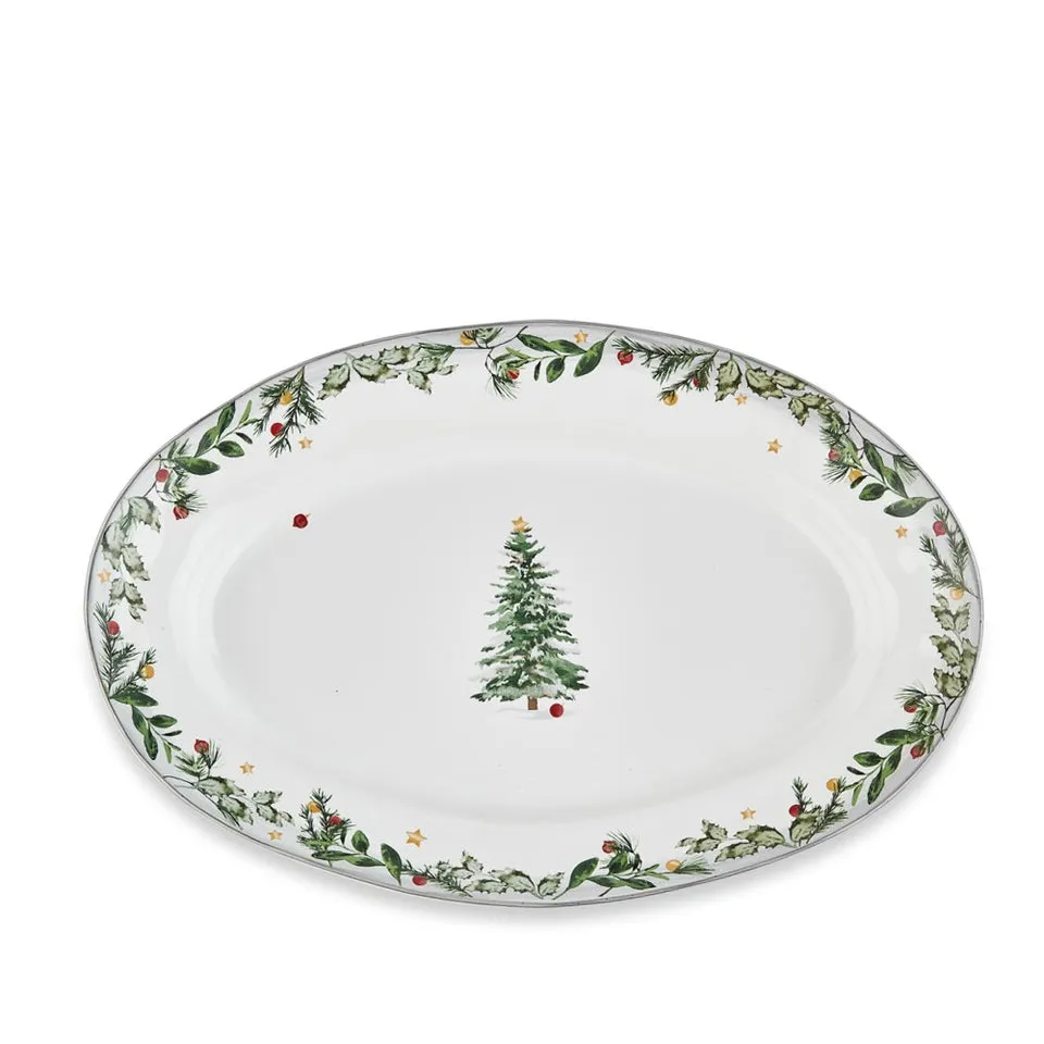 Estrela Holiday Oval Platter