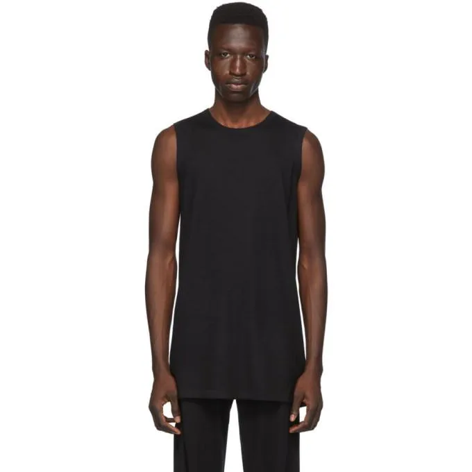 Frenckenberger SSENSE Exclusive Black Cashmere Tank Top