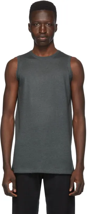 Frenckenberger SSENSE Exclusive Grey Cashmere Tank Top
