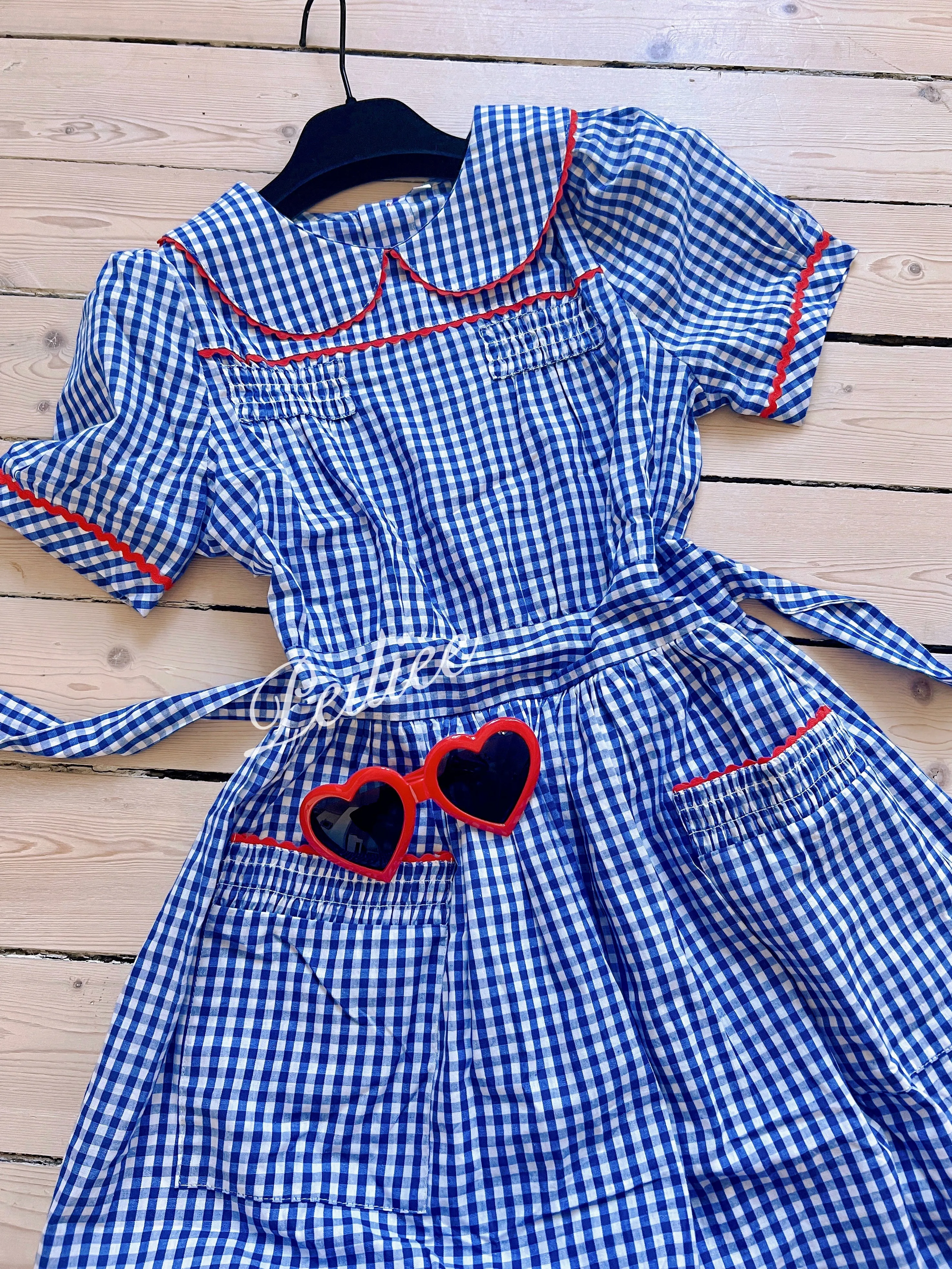 Gingham Babydoll Coquette Dress