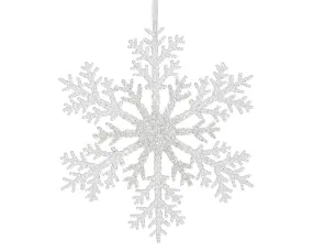 Glitter Snowflake Christmas Decoration - 32cm