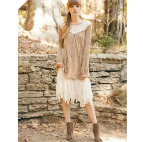 Handmade Lace Yoke Tunic