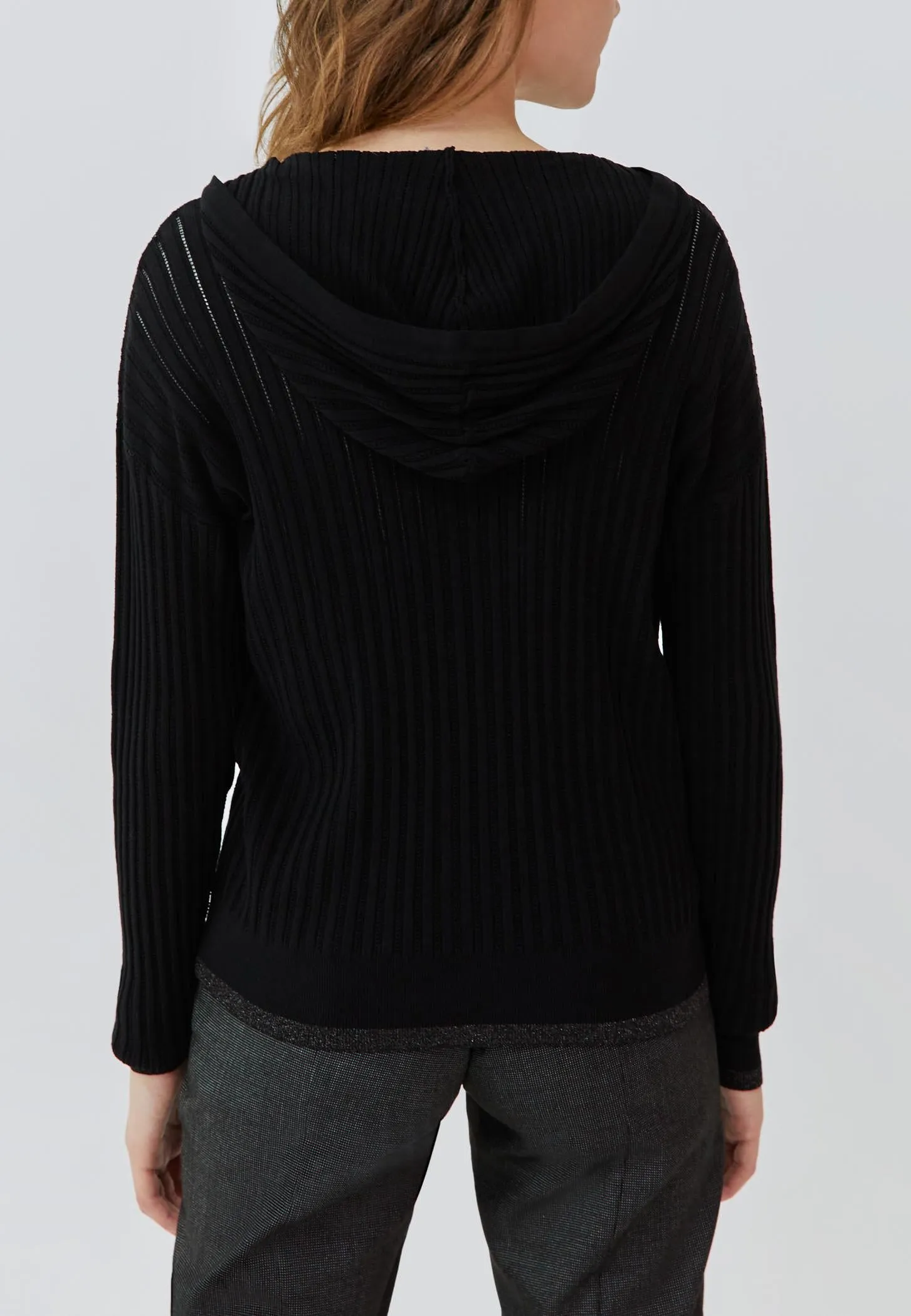 Hood Cardigan