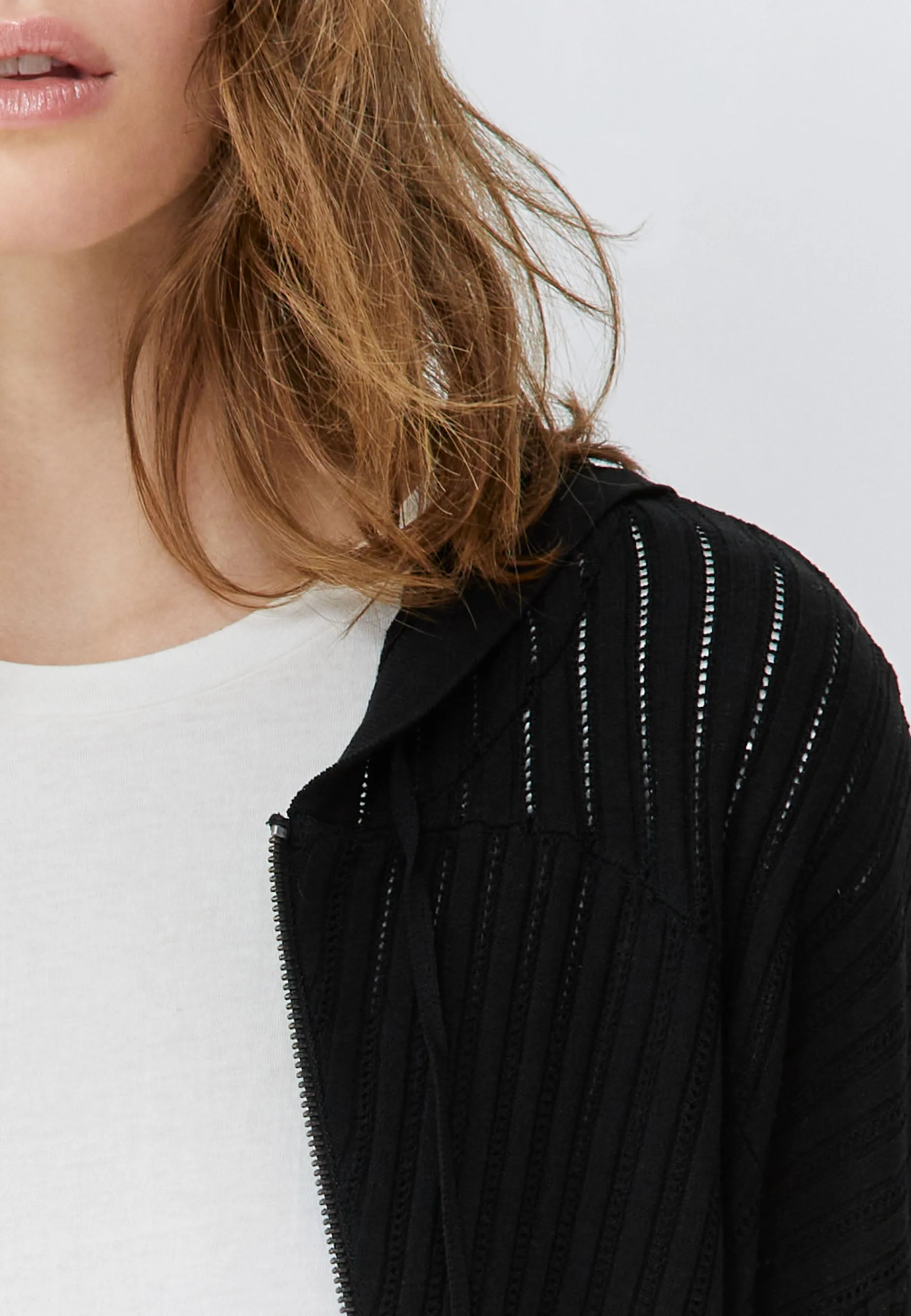 Hood Cardigan