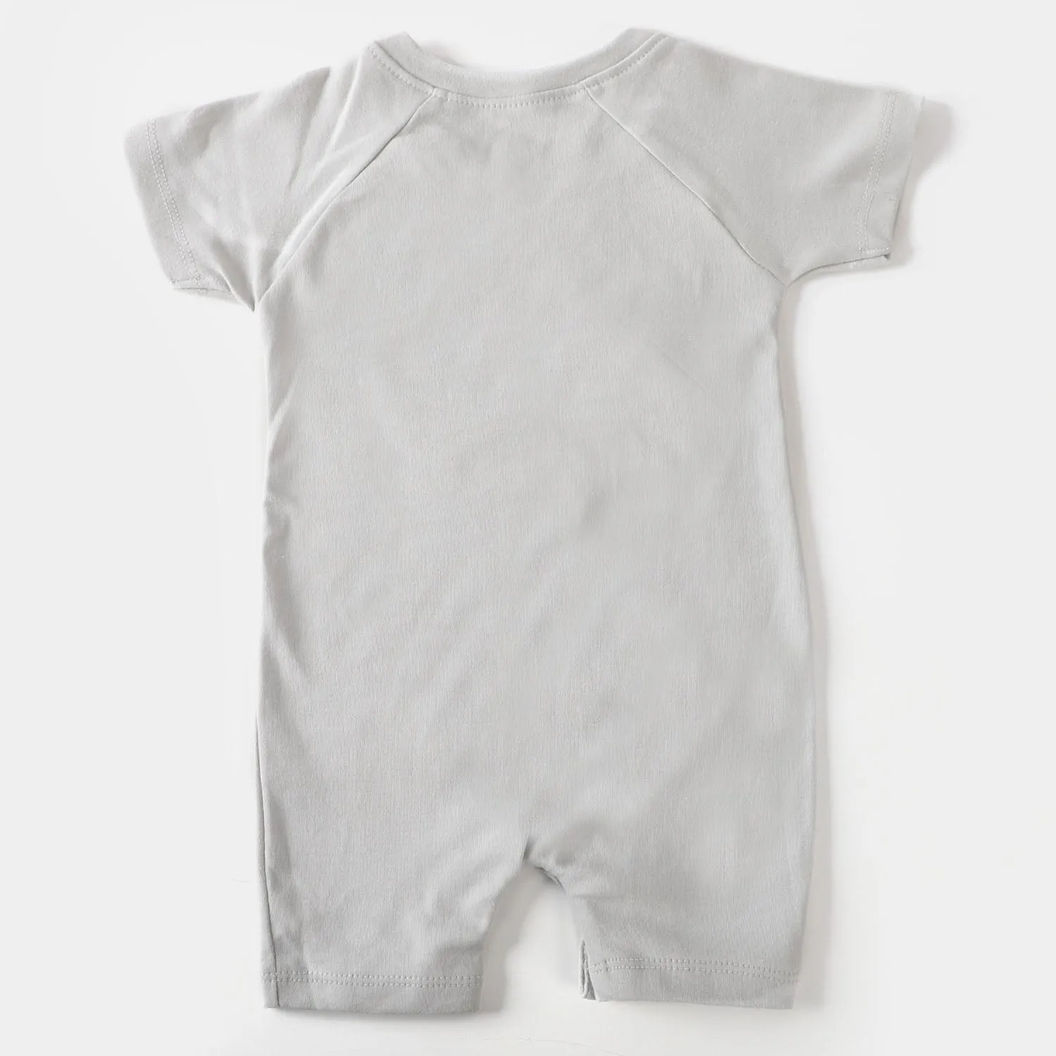 Infant Boys Knitted Romper Daddy - Barley Blue