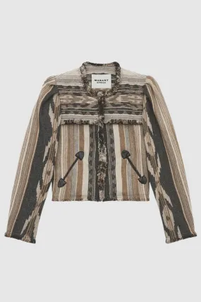 Isabel Marant Delphina Jacket in Faded Black