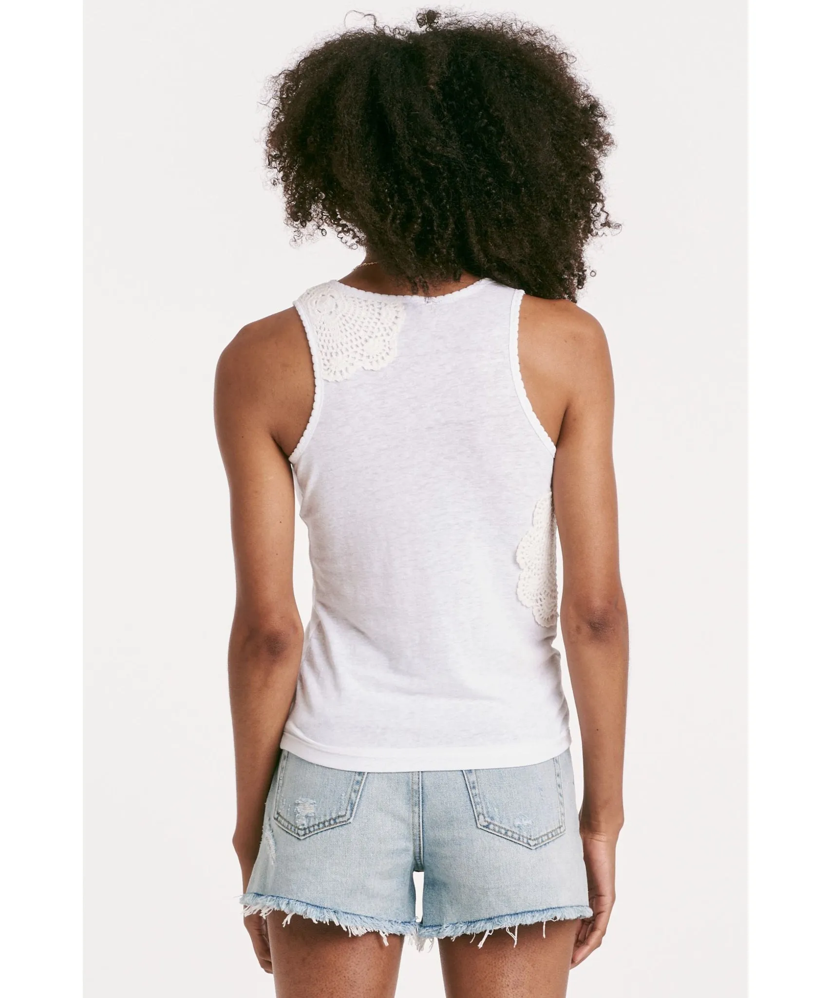Jess Embroidered Knit Tank