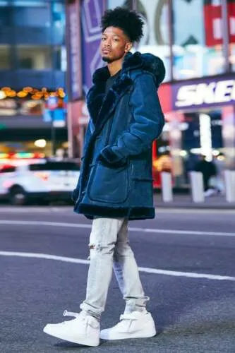 Jordan Craig Denali Men's Shearling Jacket Navy