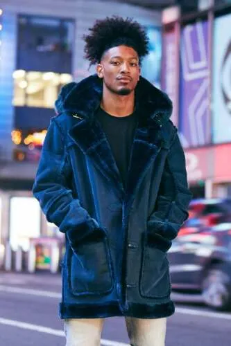 Jordan Craig Denali Men's Shearling Jacket Navy