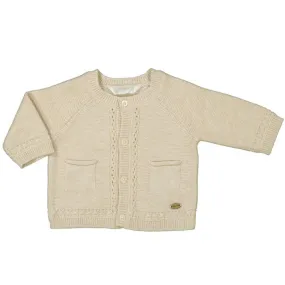 Knit Round Neck Cardigan