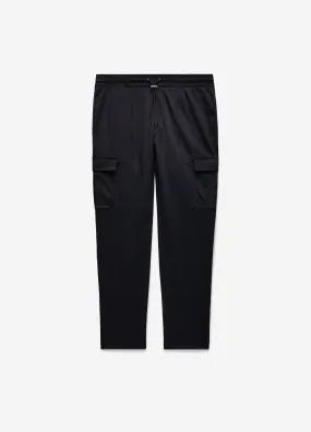 Knit Utility Pants Black