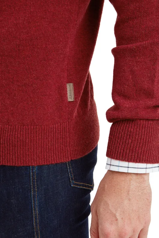 Lewis Lambswool 1/4 Zip Jumper