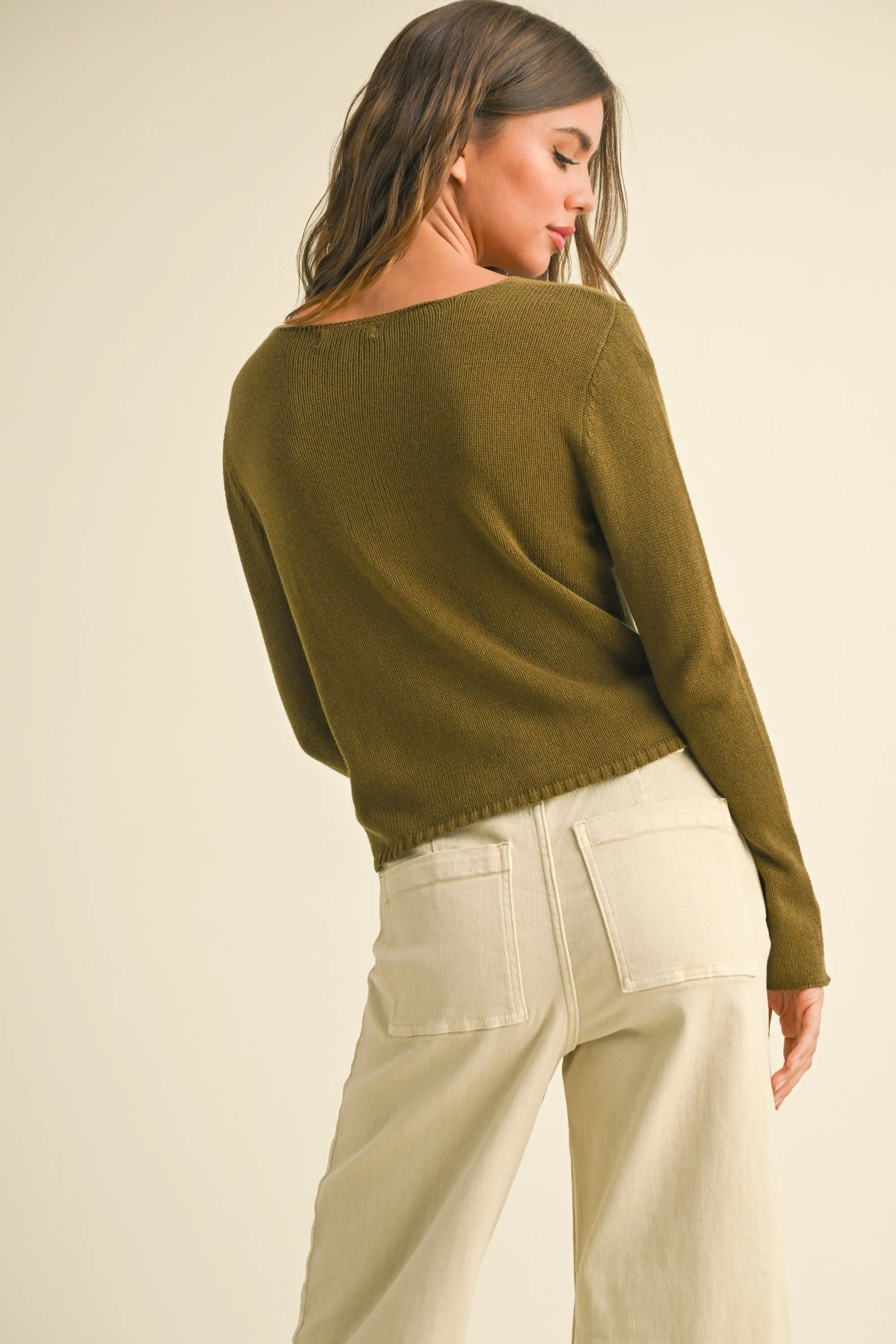 Light Weight Buttondown Cardigan