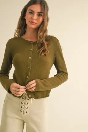 Light Weight Buttondown Cardigan