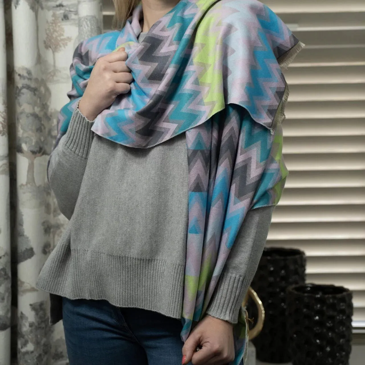 Lilac Wrap Boarded Zigzag