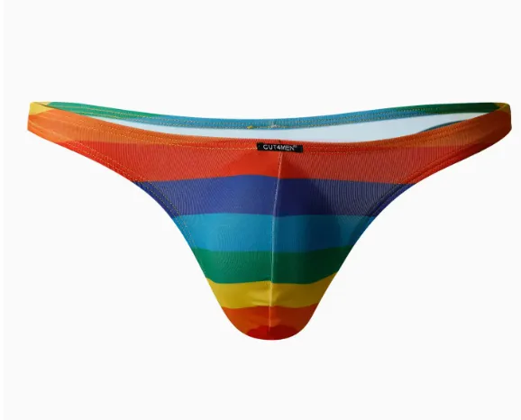 Low Brief Bikini Men Underwear - Rainbow