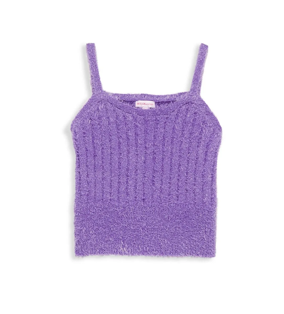 Lucky Eyelash Tank Top in Lilac