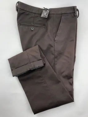 Mason's Slim Stretch Chocolate Brown Chino